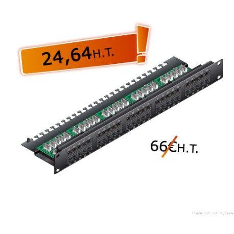 Bandeau 19" 50 ports TeL. (3-6/4-5)