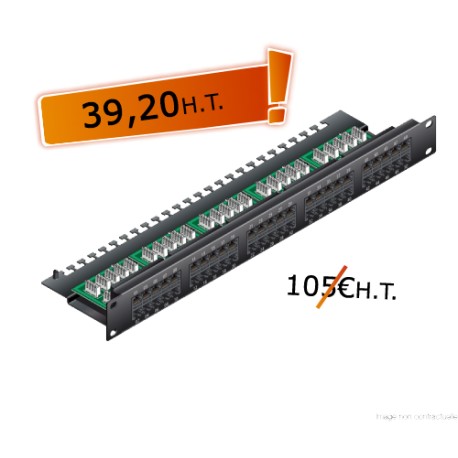 Bandeau 19" 60 ports TeL. (3-6/4-5)